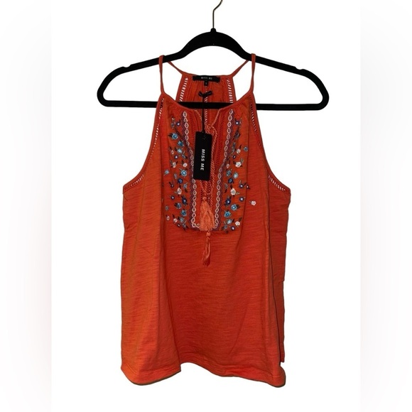 Miss me NWT Small Boho gorgeous Top Shirt - Picture 1 of 5